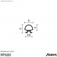RP680 TPE Weather Stripping